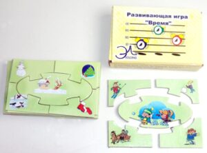 Развивающая игра «Время»