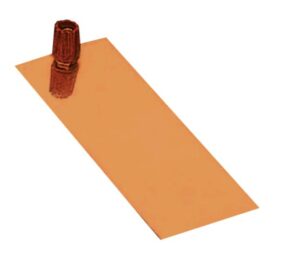 Пластинки медные с разъёмами