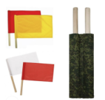 Набор флажков с чехлом (белый/желтый и красный)